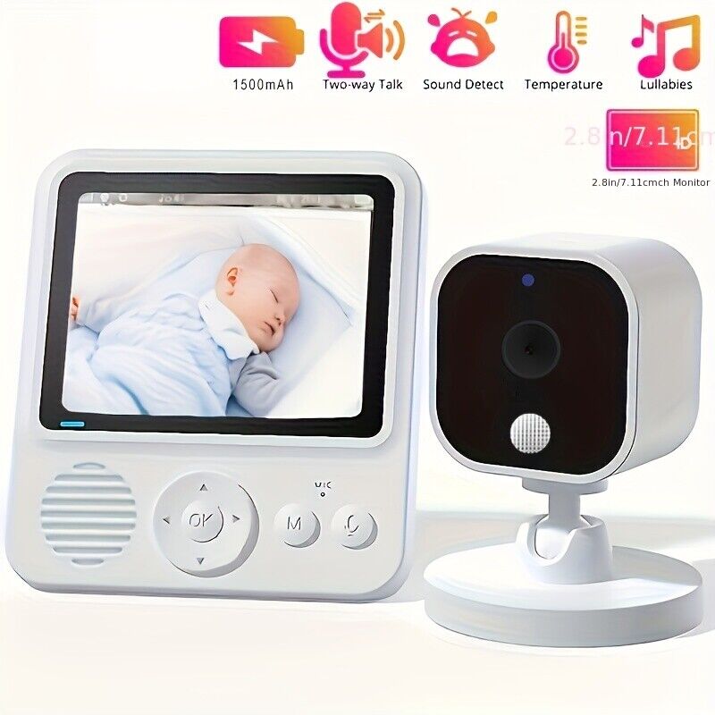 Home Monitor With Voice Intercom And Temperature Display, Real-time Monitoring