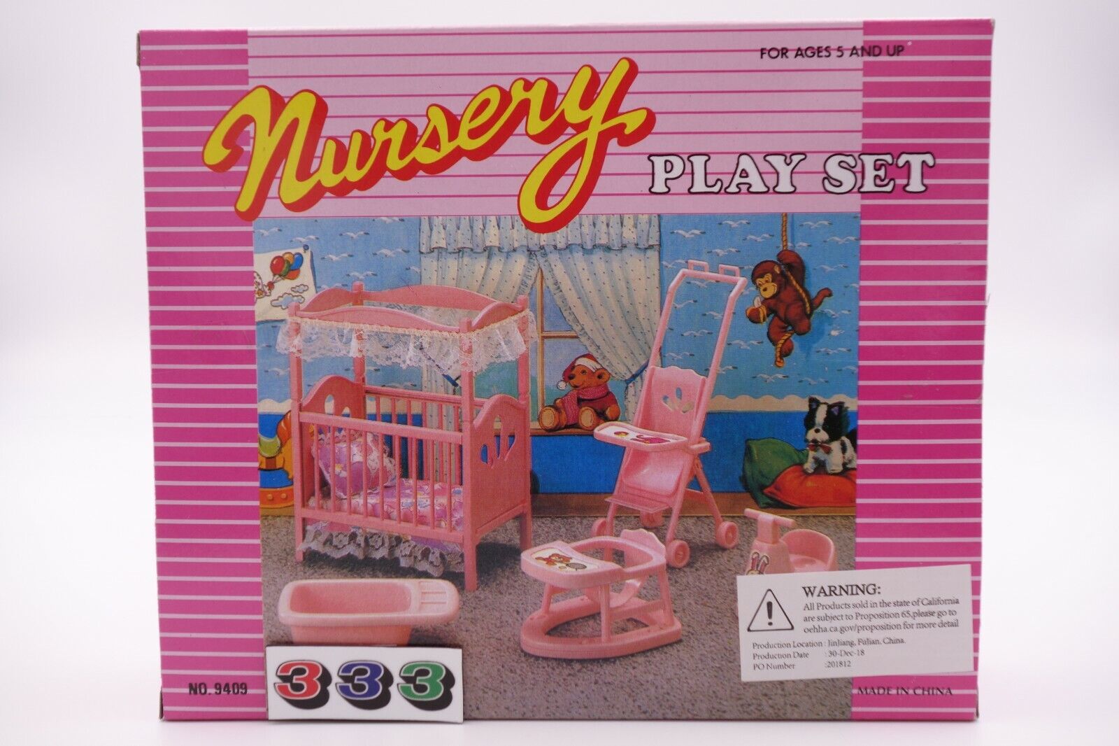 Gloria  Nursery Play Set (9409) for 11.5\