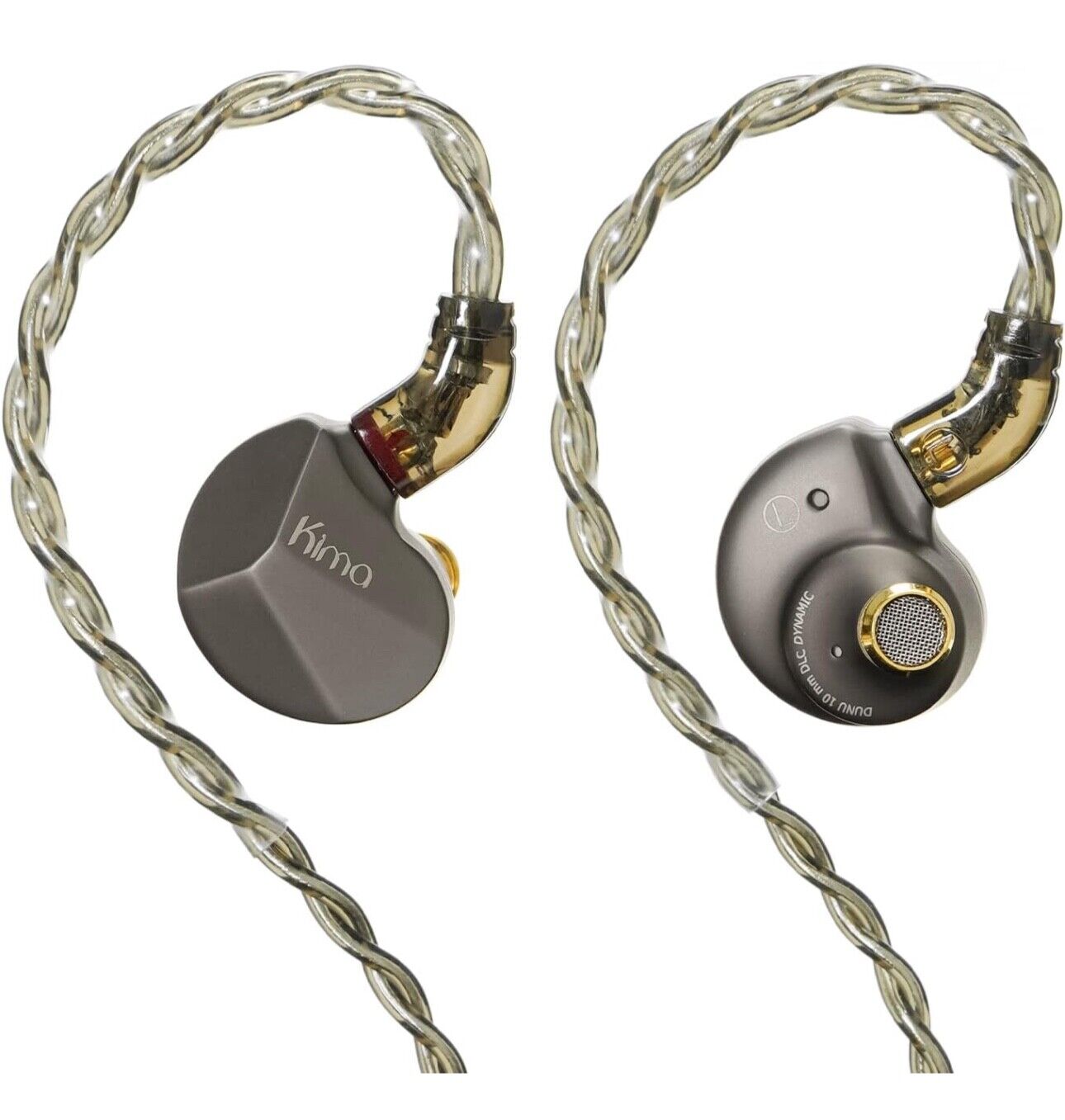 Dunu Kima Classic 1DD in-Ear Monitors, Upgraded 10mm Dynamic IEMs in-Ear NEW