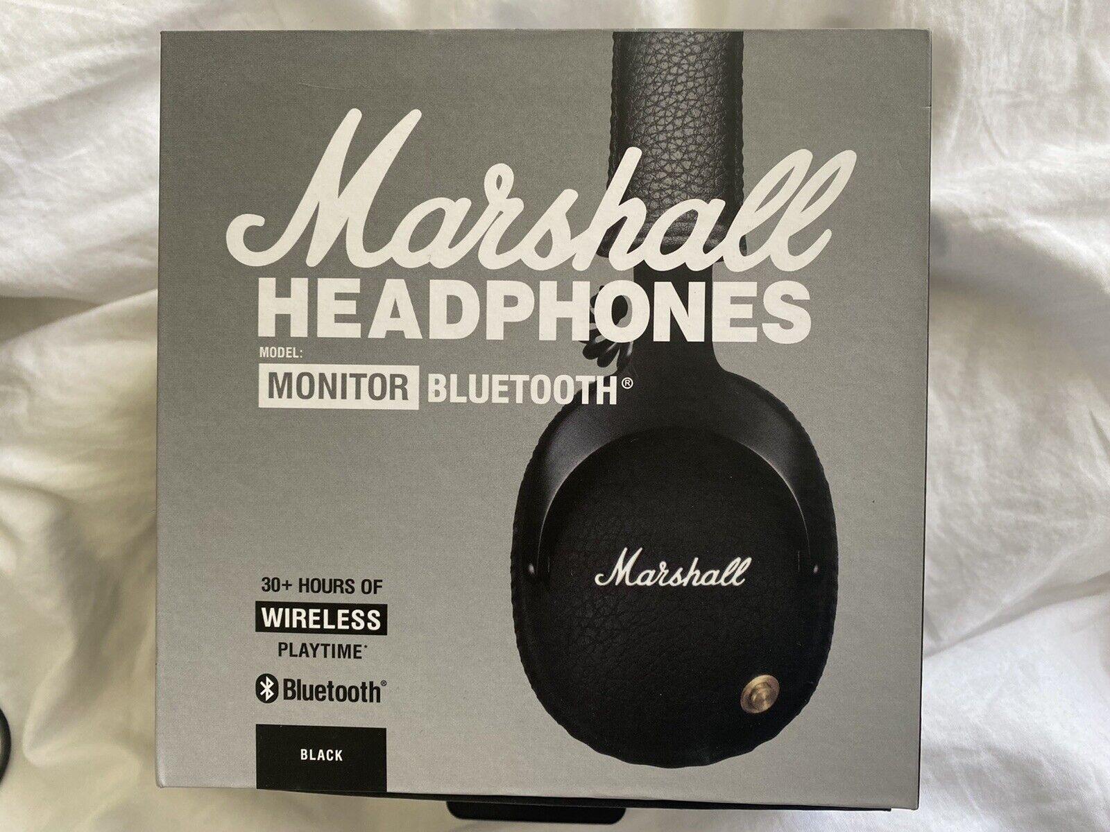 Marshall Monitor Over the Ear Corded Headphones - Black