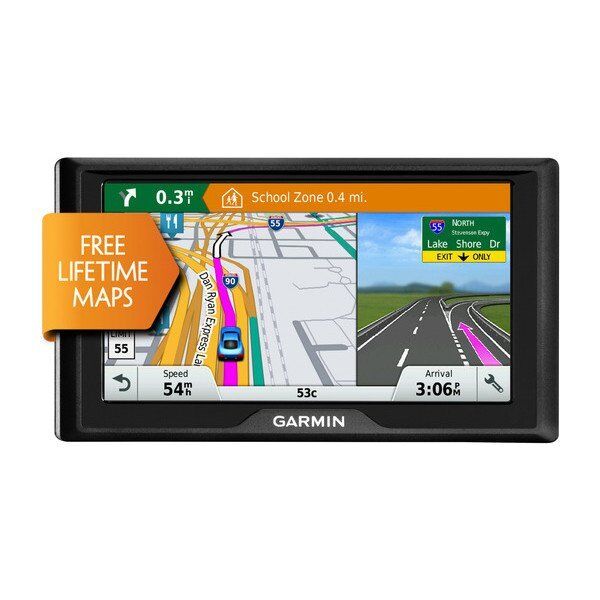 Garmin Drive 60LM Auto GPS with Lifetime Continental US Maps & 6