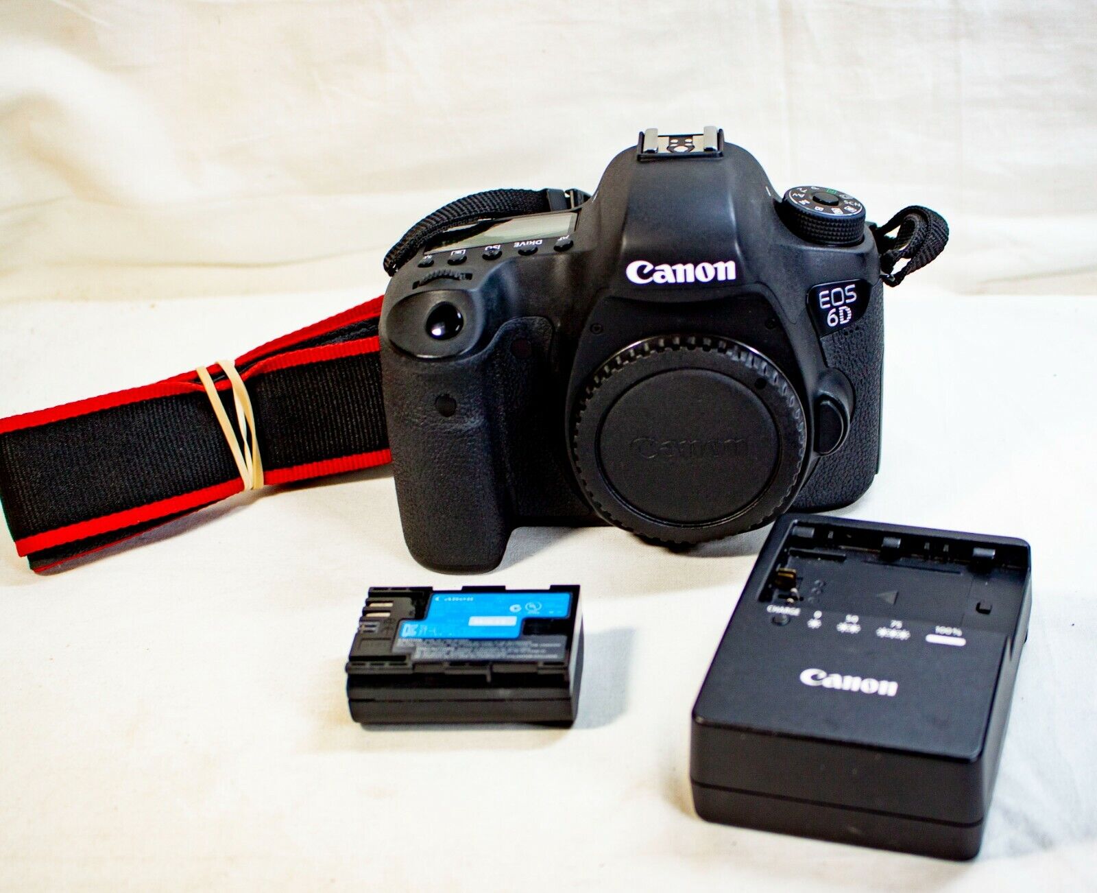Canon EOS 6D 20.2MP Digital SLR Camera - Black (Body Only) 