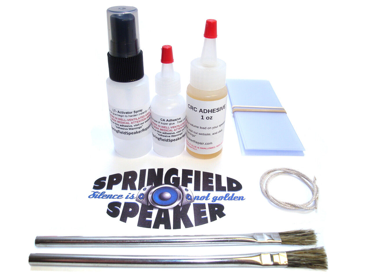 Pro Speaker Reconing Kit - CA Glue & Lead Wire included - CAKit1600