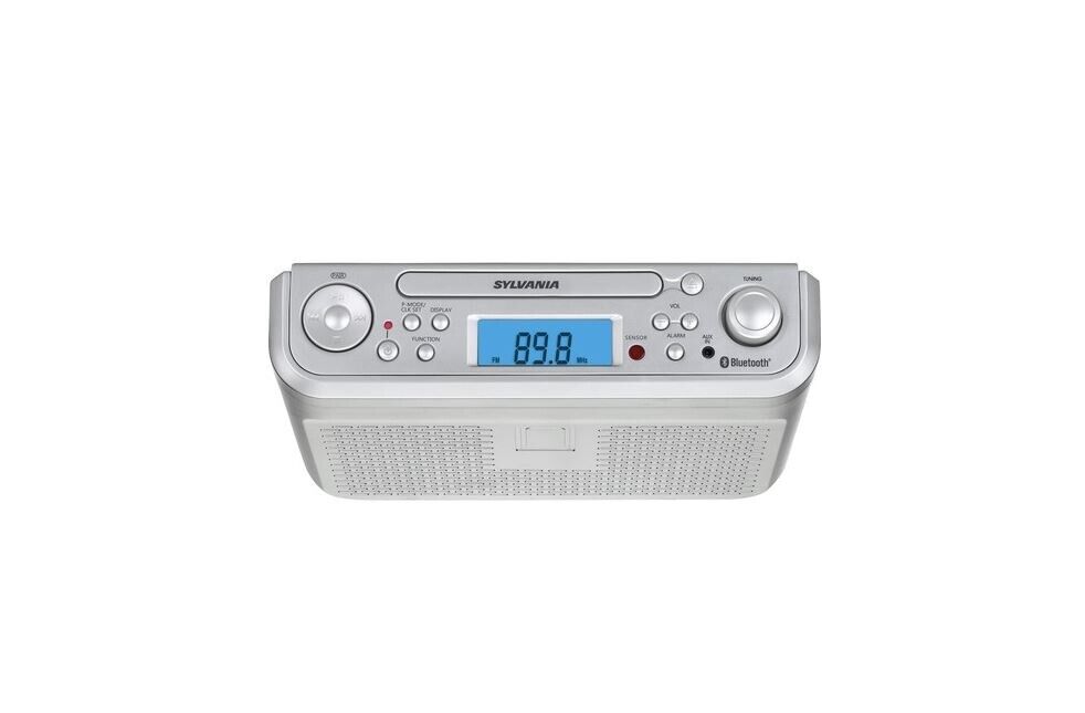 Sylvania SKCR2713 Under Counter CD Player with Radio and Bluetooth