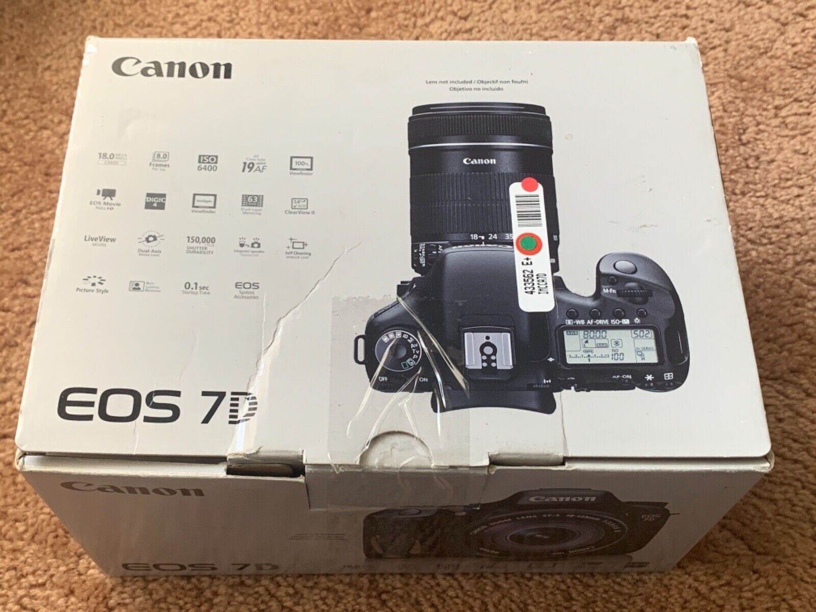 Canon EOS 7D 18.0 MP Digital SLR Camera + 28-90mm Zoom Lens