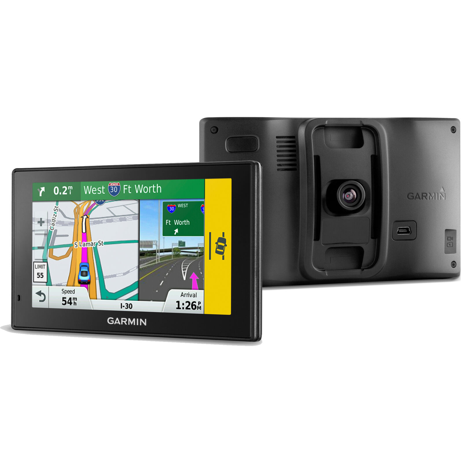 Garmin 50LMT DriveAssist GPS Navigator Built-In Dash Cam Maps & Traffic