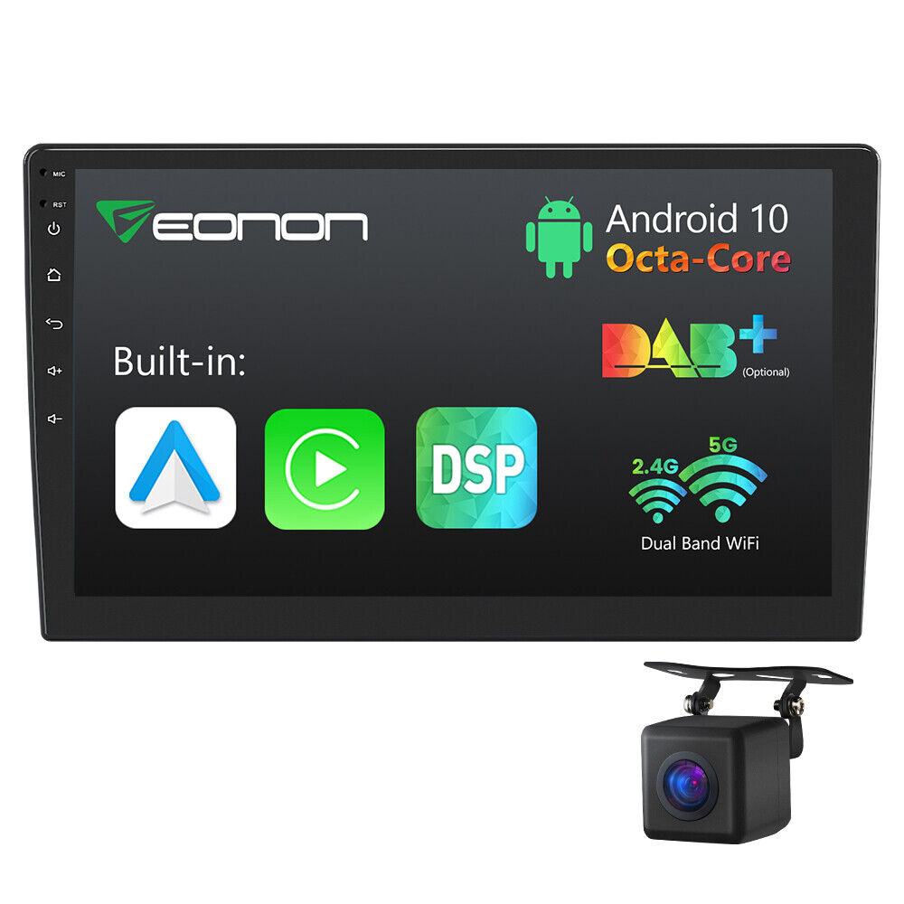 Double 2Din 10.1inch Android 10 Octa Core Car Radio In Dash Stereo GPS Nav OBDII