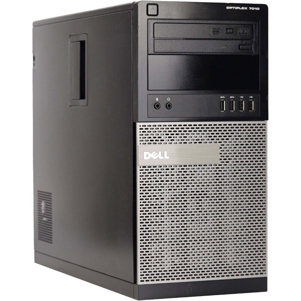 Dell Desktop Computer PC Tower Core i5 16GB 2TB HD/SSD 22