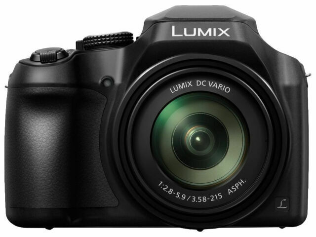 Panasonic Lumix FZ80 4K Point Shoot Camera 60X 20-1200mm Power O.I.S. Lens