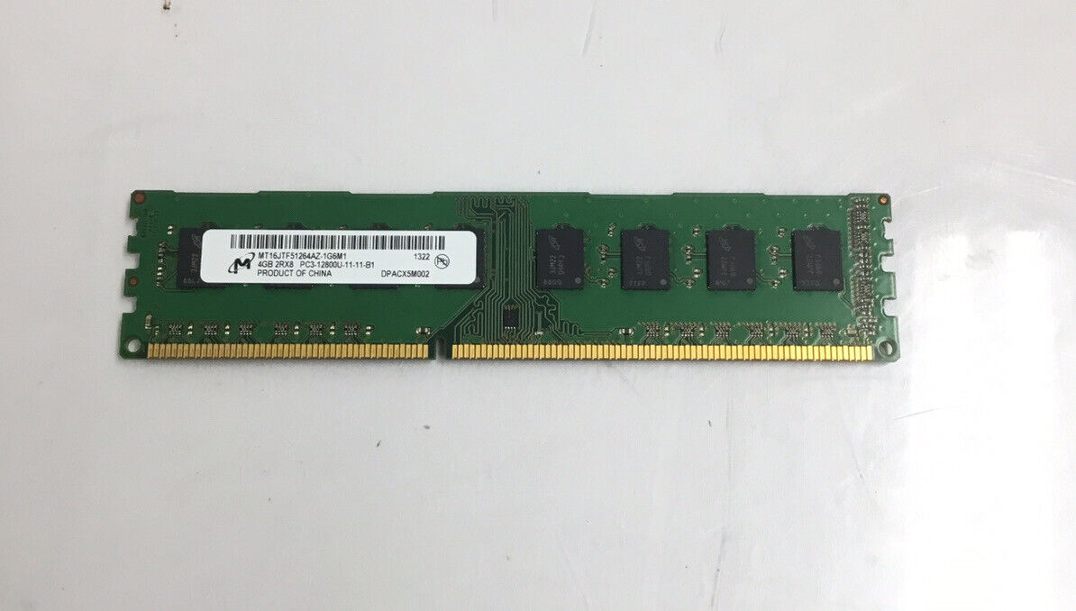 Micron MT16JTF51264AZ-1G6M1 4GB PC3-12800U SDRAM