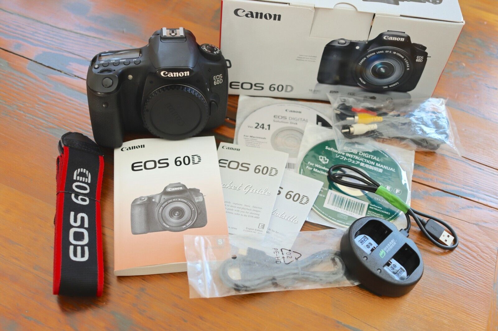 Canon EOS 60D 18.0MP Digital SLR Camera Black Body Only 