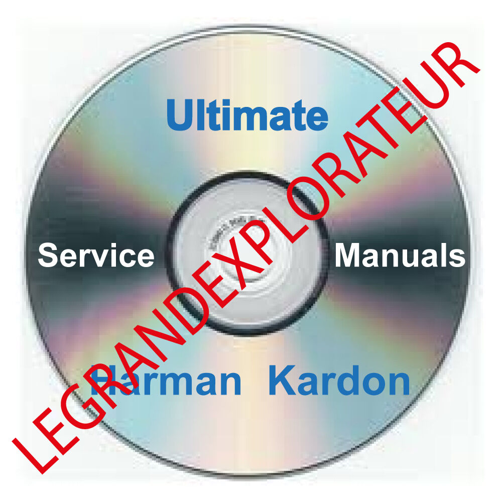 Ultimate Harman Kardon  Repair  Service Manual & Schematics       550 PDF on DVD