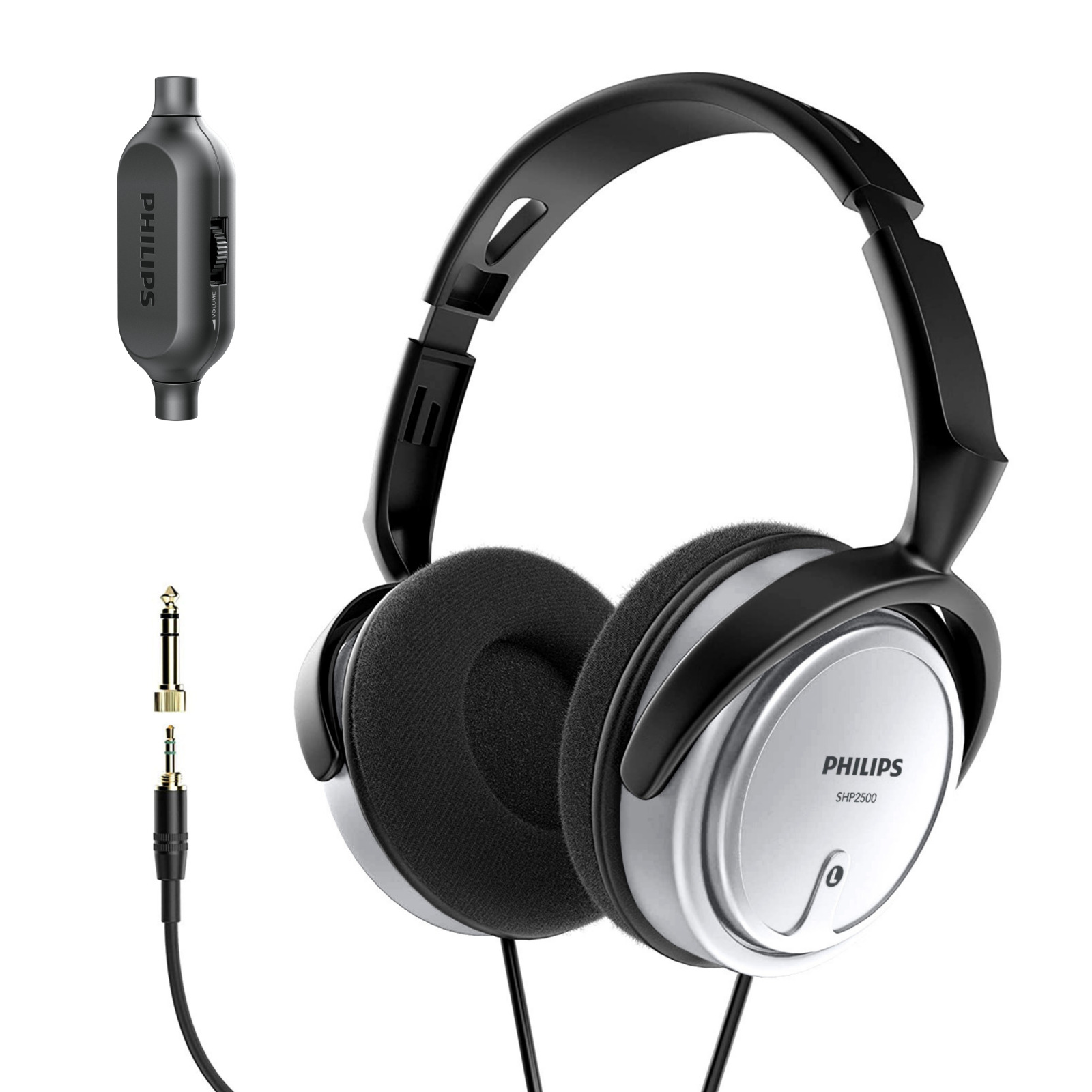 PHILIPS Over Ear Wired Stereo Headphones Studio Monitoring and Recording Headset