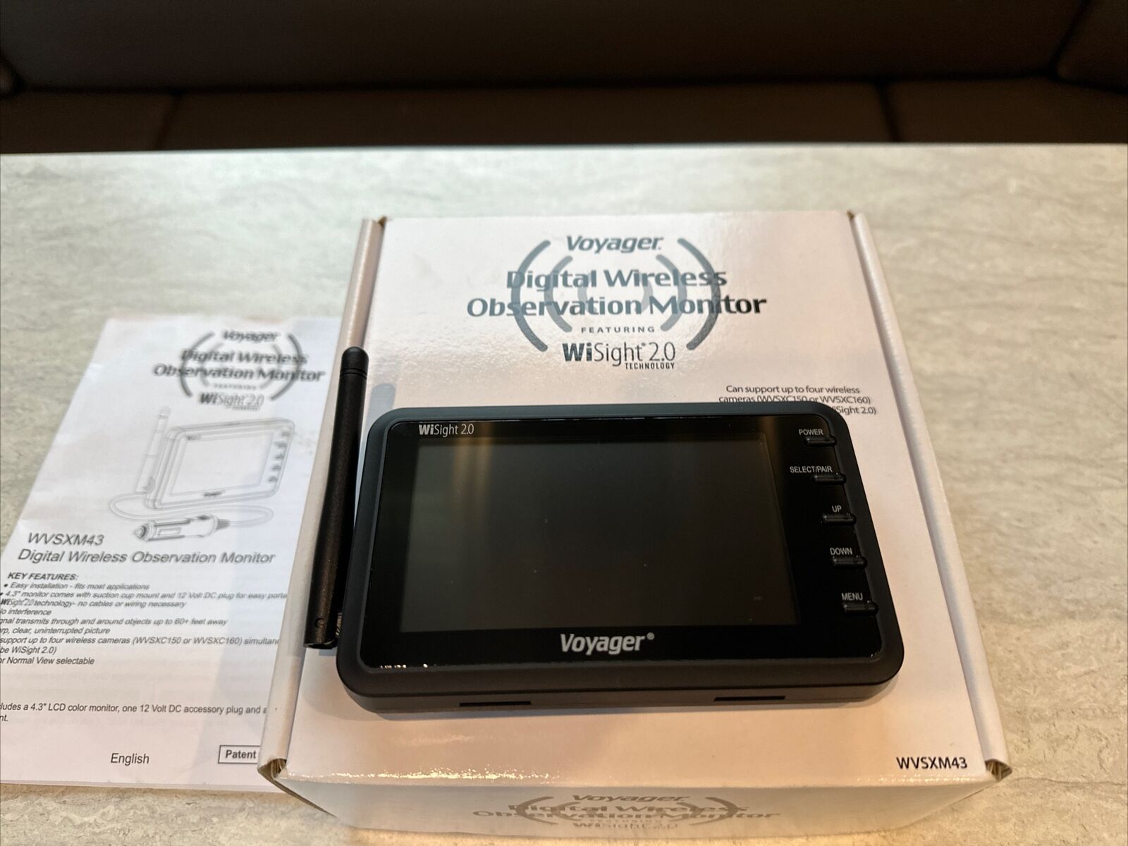 Voyager WVSXM43 Digital Wireless Observation Monitor, WiSight 2.0 Technology