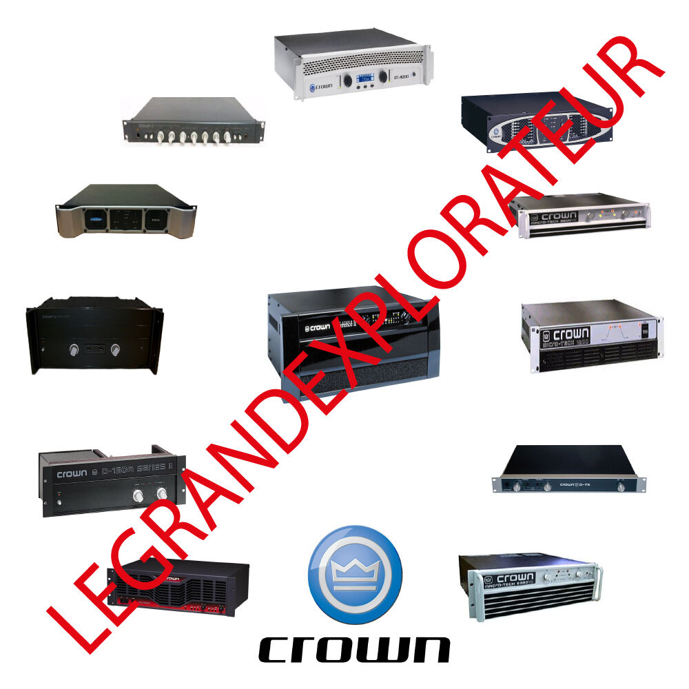 Ultimate  Crown Audio  Repair Service manual Schematics   210 PDF manuals on DVD