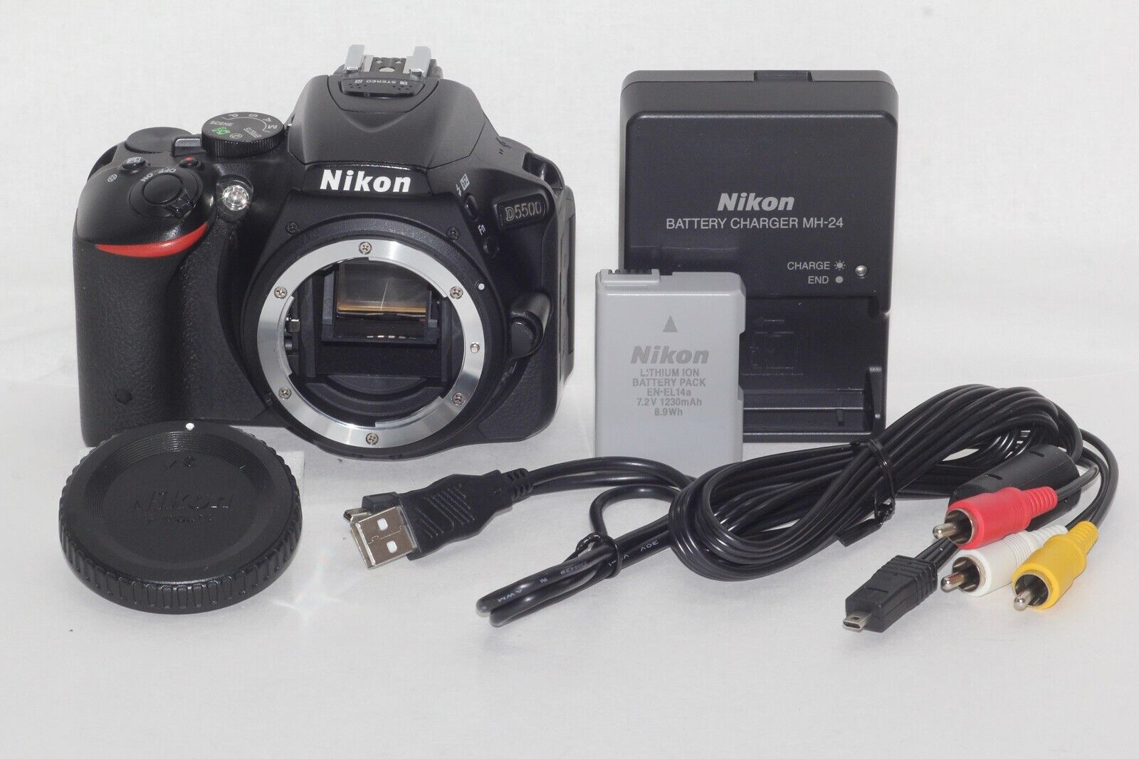 Nikon D5500 24.2 MP Digital SLR Camera Black Body Only