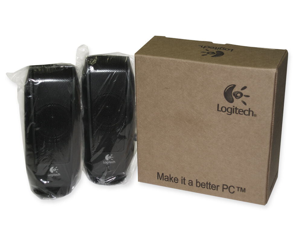 Logitech S120 Powered Multimedia Stereo Speakers Part # 980-000012