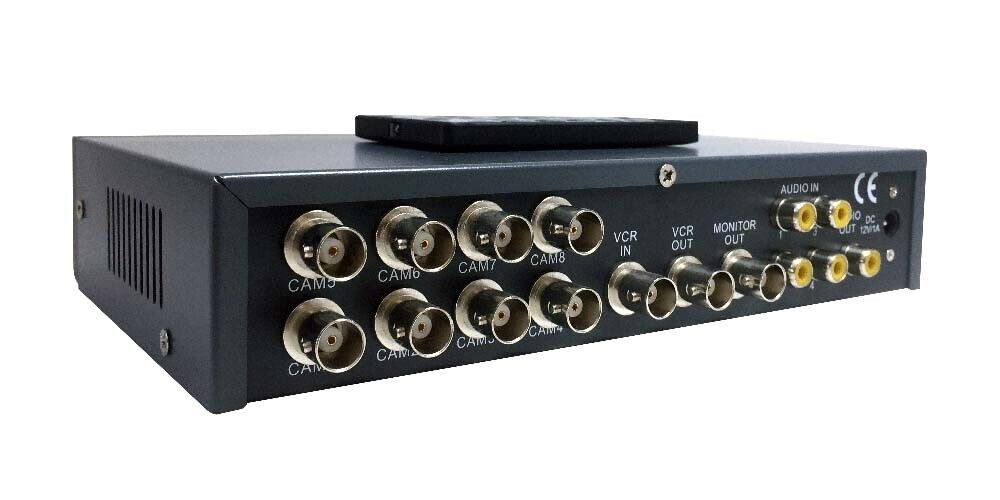 8-Channel Video Switcher Picture-In-Picture Video Processor With Audio Support