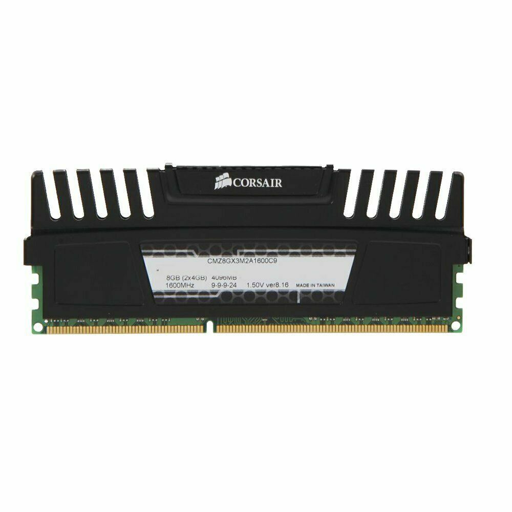 Corsair Vengeance 4GB DDR3 1600MHz PC3-12800U 240Pin CL9 DIMM Memory SDRAM Black