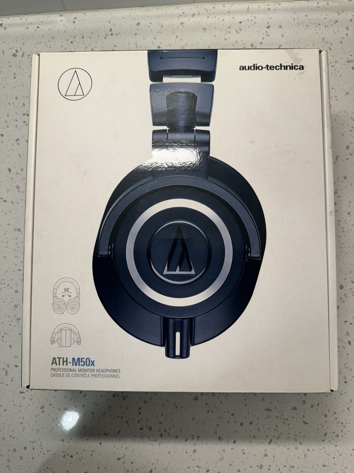 Audio-Technica ATH-M50X professional monitor headphones black complete in box