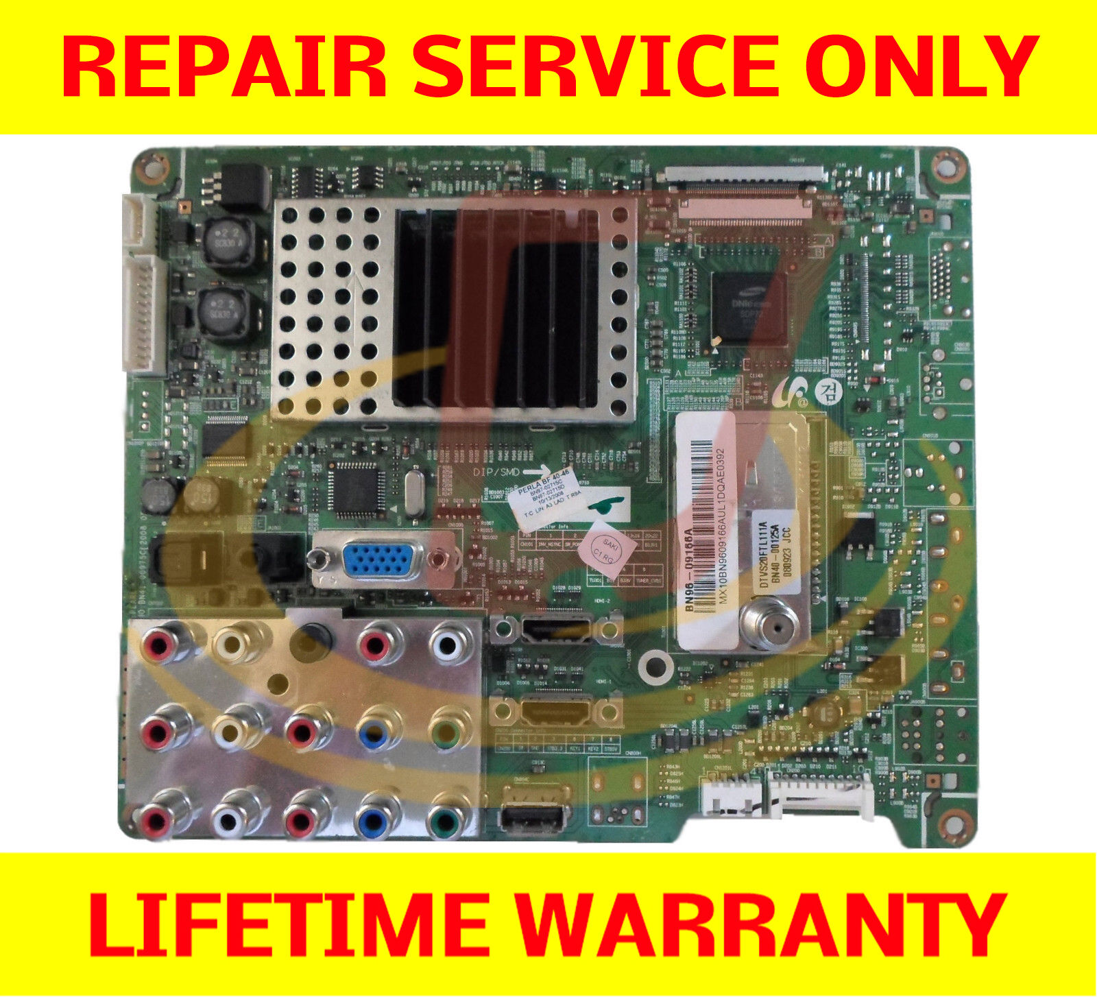 Samsung Main Board REPAIR SERVICE for BN41-00975B BN41-00975C TV Cycling On &OFF