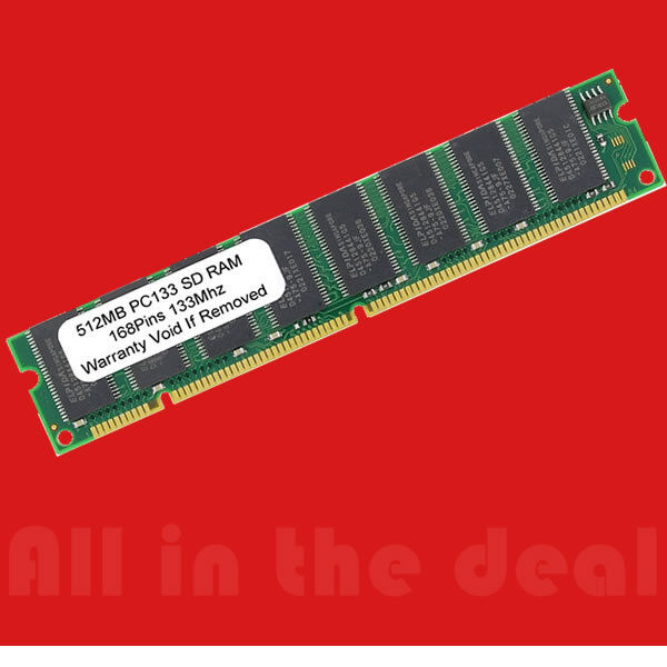 512MB PC133 SDRAM DIMM 168-PIN non-ecc Desktop Memory
