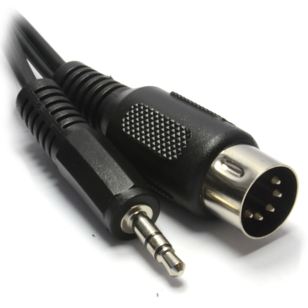 5 pin MIDI DIN Plug to 3.5 3.5mm Stereo JACK 1.5m 5ft Audio Cable for B&O