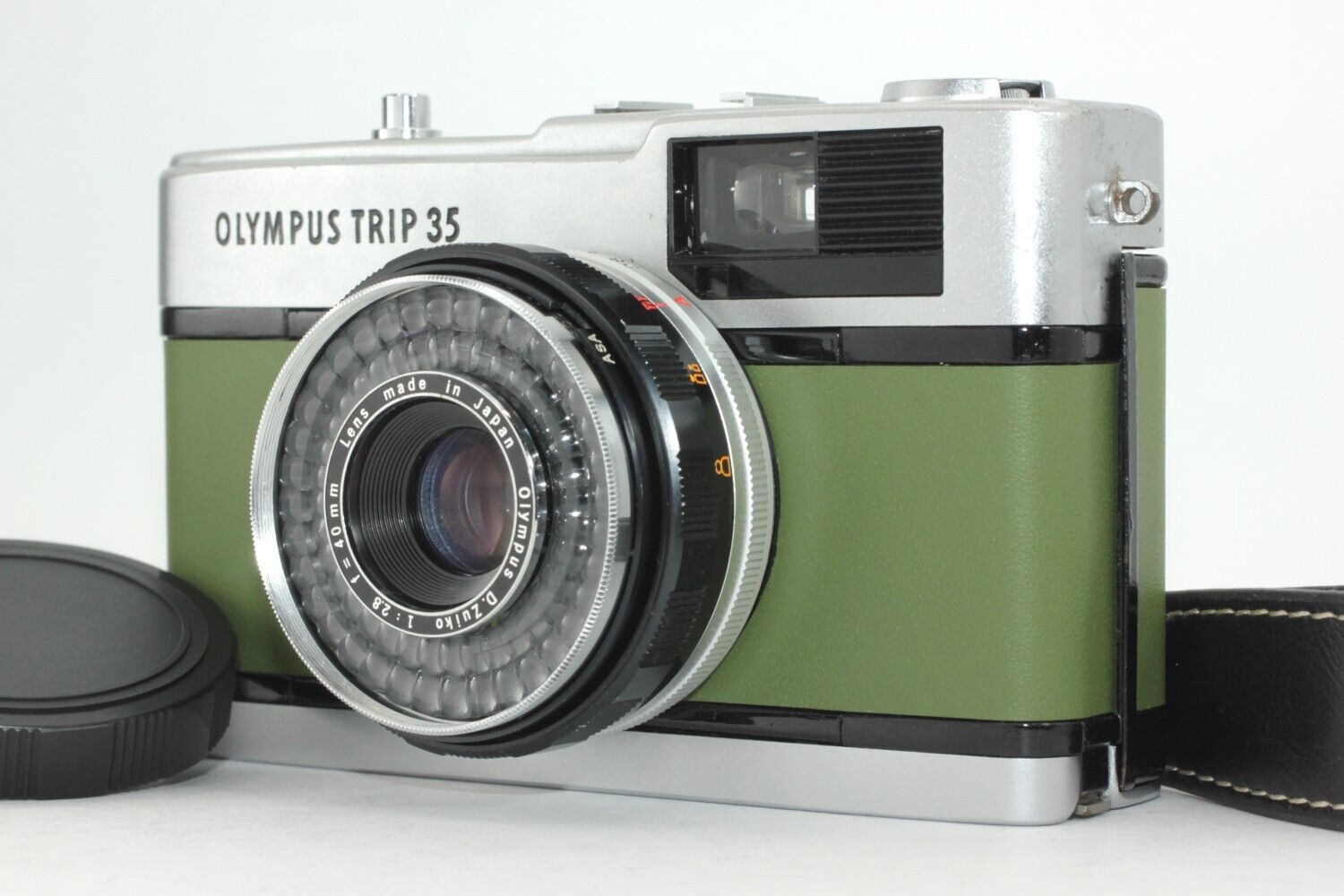 Olympus TRIP 35 Green [N MINT] Film Camera Point & Shoot Lens 40mm f2.8 from JPN