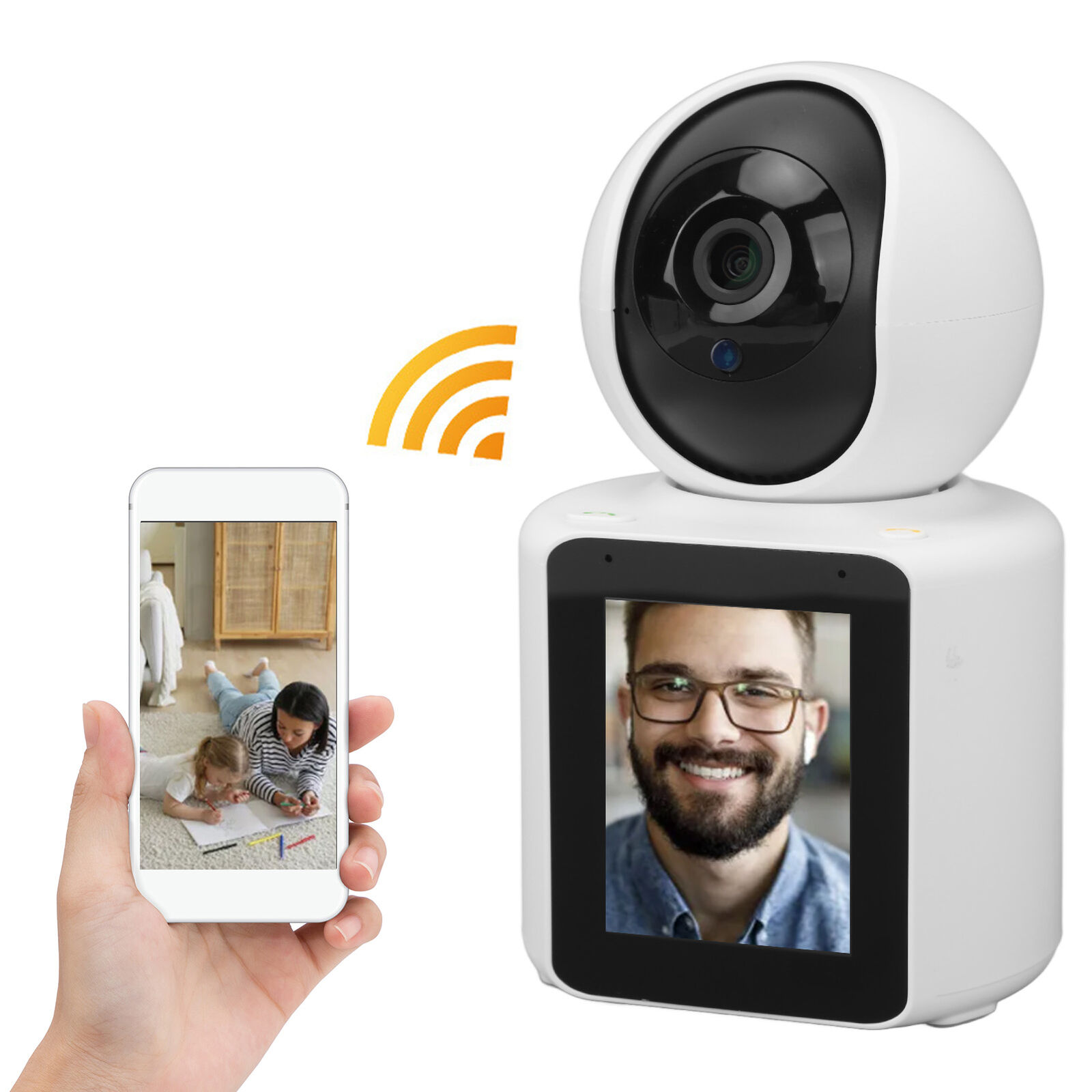 Smart Security Camera Baby Monitor Night For Home