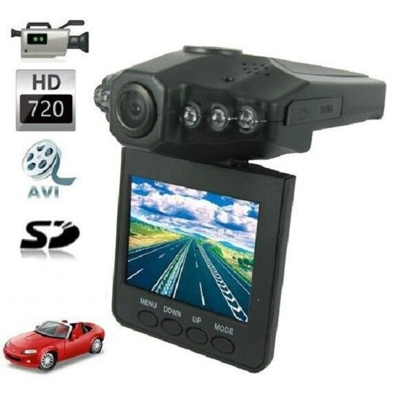 HD Color IR DVR NightVision Car Dash Camera 2.5inch TFT LCD Screen Road Recorder