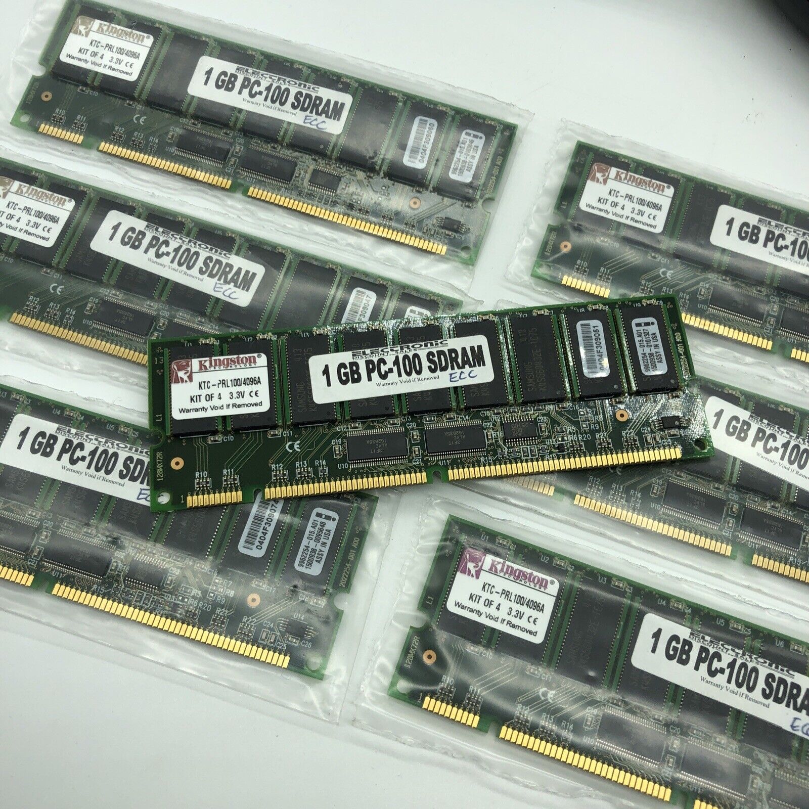 Kingston 1GB # KTC-PRL100 168 Pin PC100 ECC Reg 3.3v Server Memory SDRAM