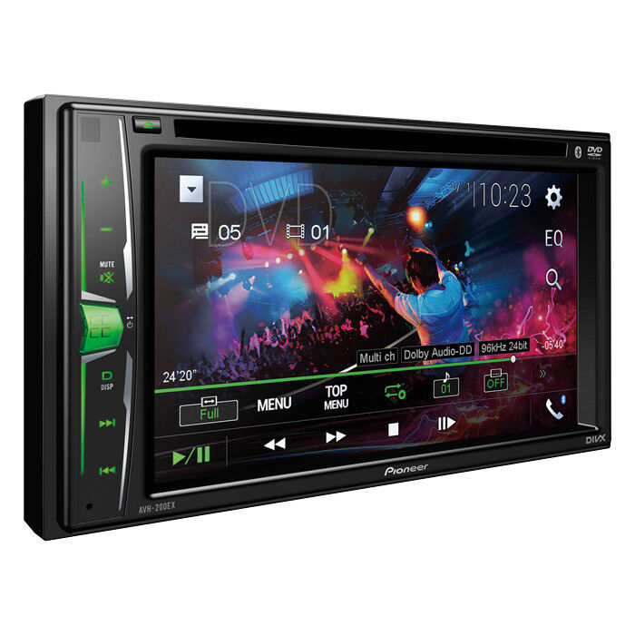 NEW Pioneer Double 2 Din AVH-200EX DVD/MP3/CD Player 6.2