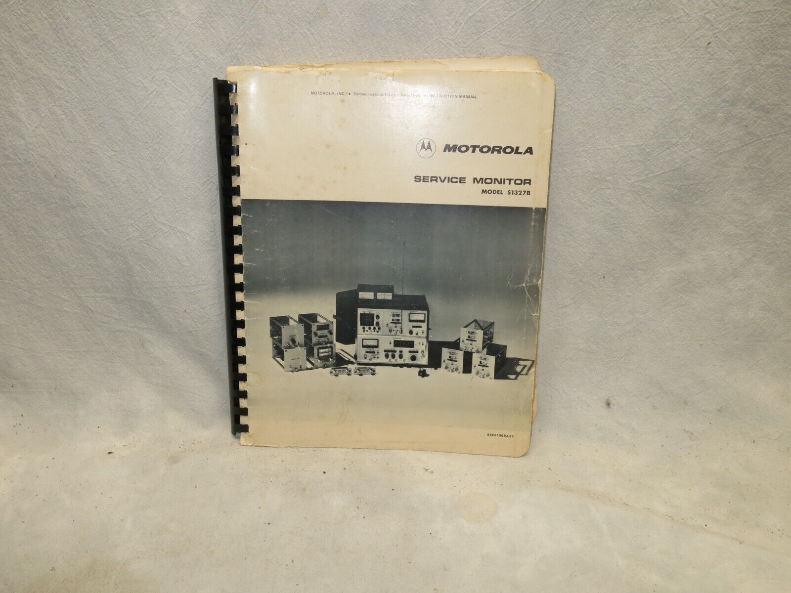 Vintage Motorola Service Monitor Service Manual, S1327B
