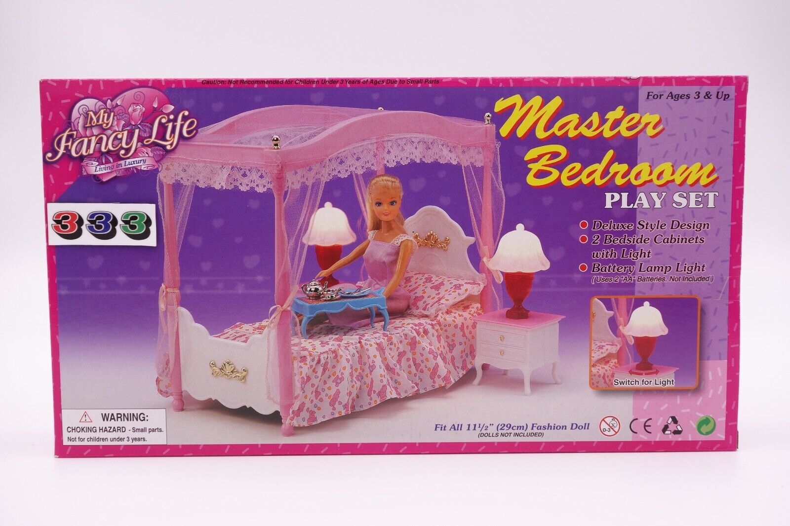 My Fancy Life (Gloria), Barbie Size Doll House Furniture/(2314) Master Bedroom 