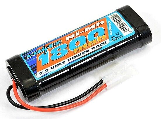 Voltz 1800mah 7.2v Stick Battery NIMH with Tamiya Plug for Radio Controlled Cars