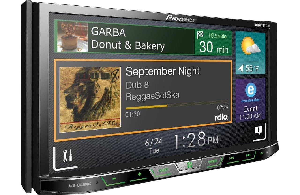 NEW Pioneer AVH-X490BS Double 2 DIN DVD/CD Player 7