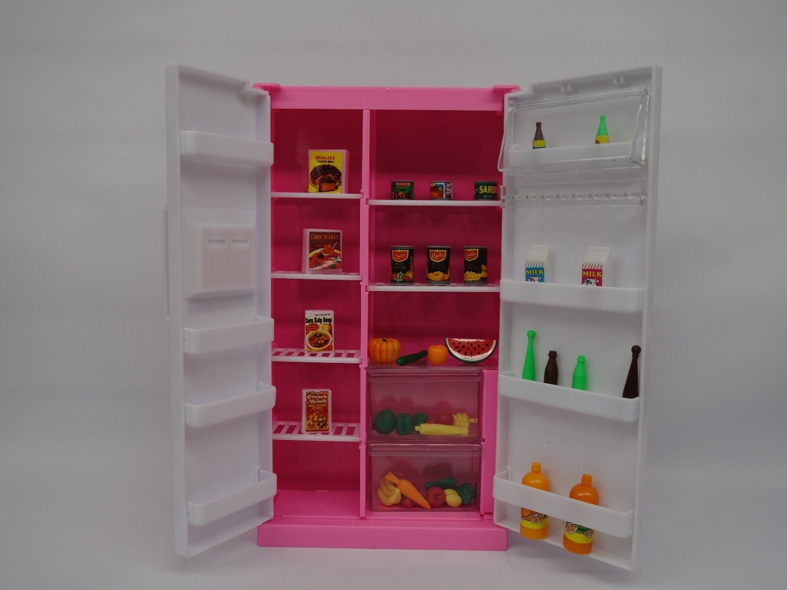 Gloria,Barbie Size Doll  Furniture/(94017) Refrigerator & Food Accessories Set