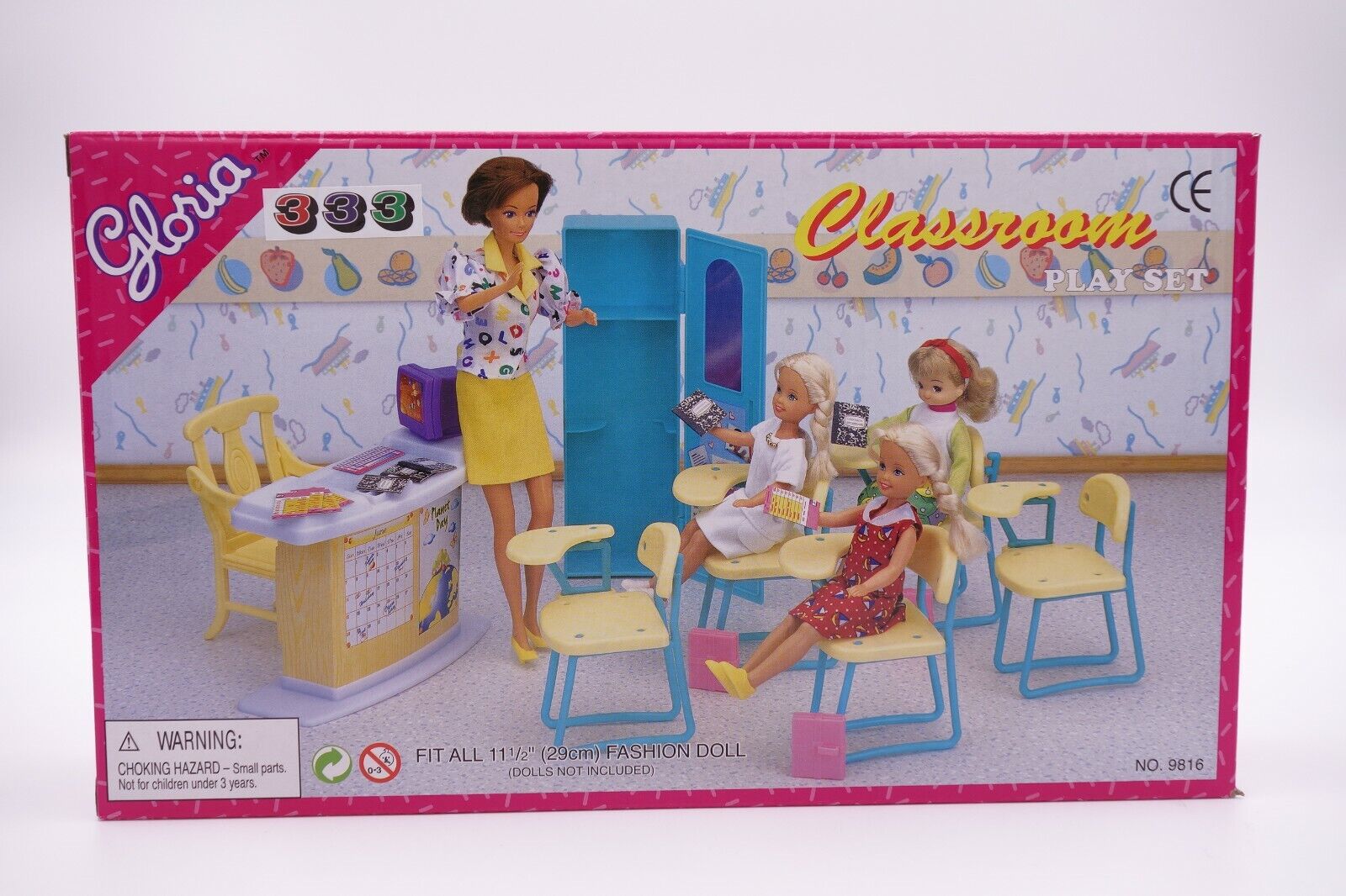 Gloria Classroom Play Set (9816)  For Doll Furniture