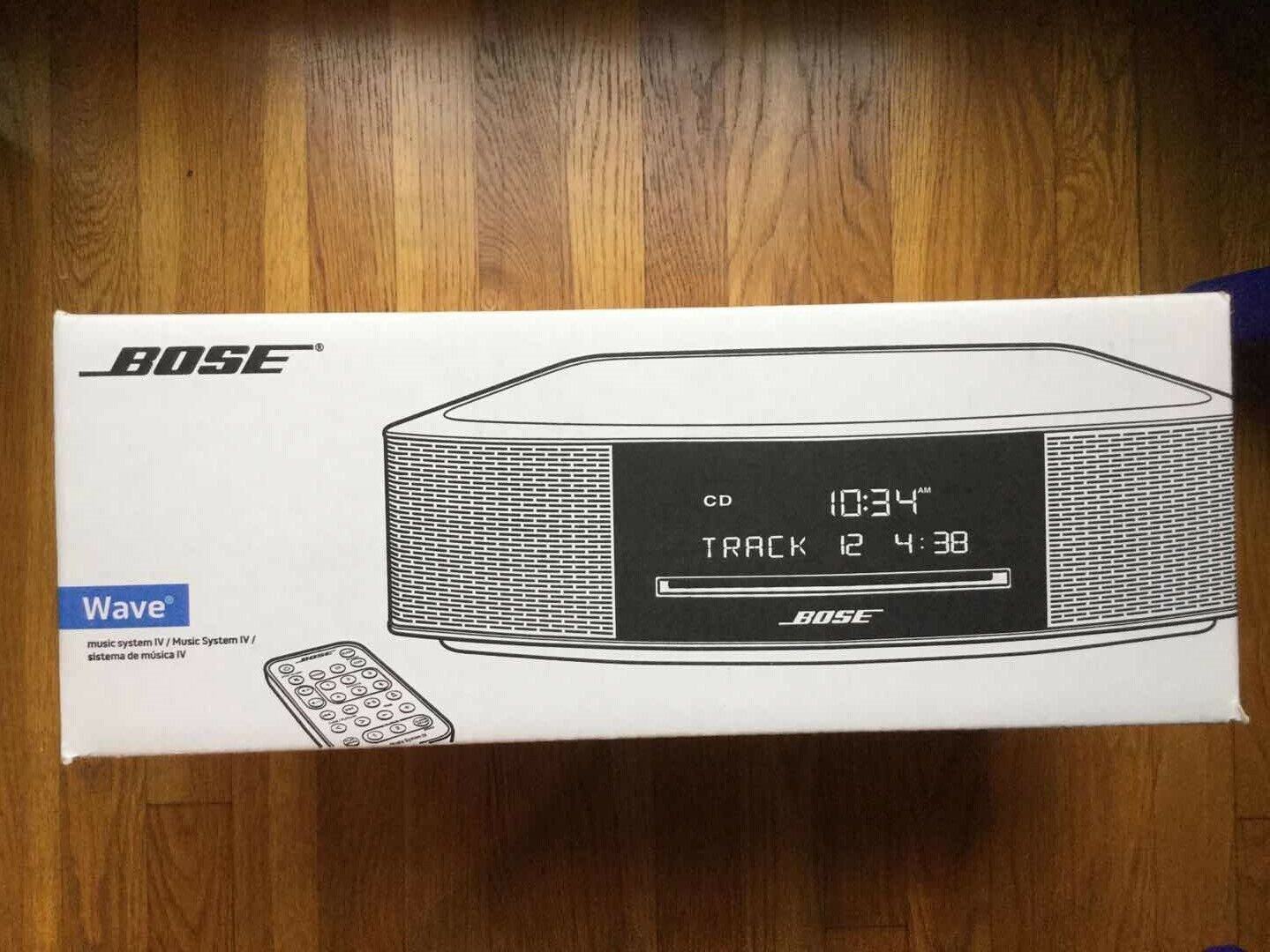 New Bose Wave Music System IV with Remote, CD Player  AM/FM Radio Espresso Black