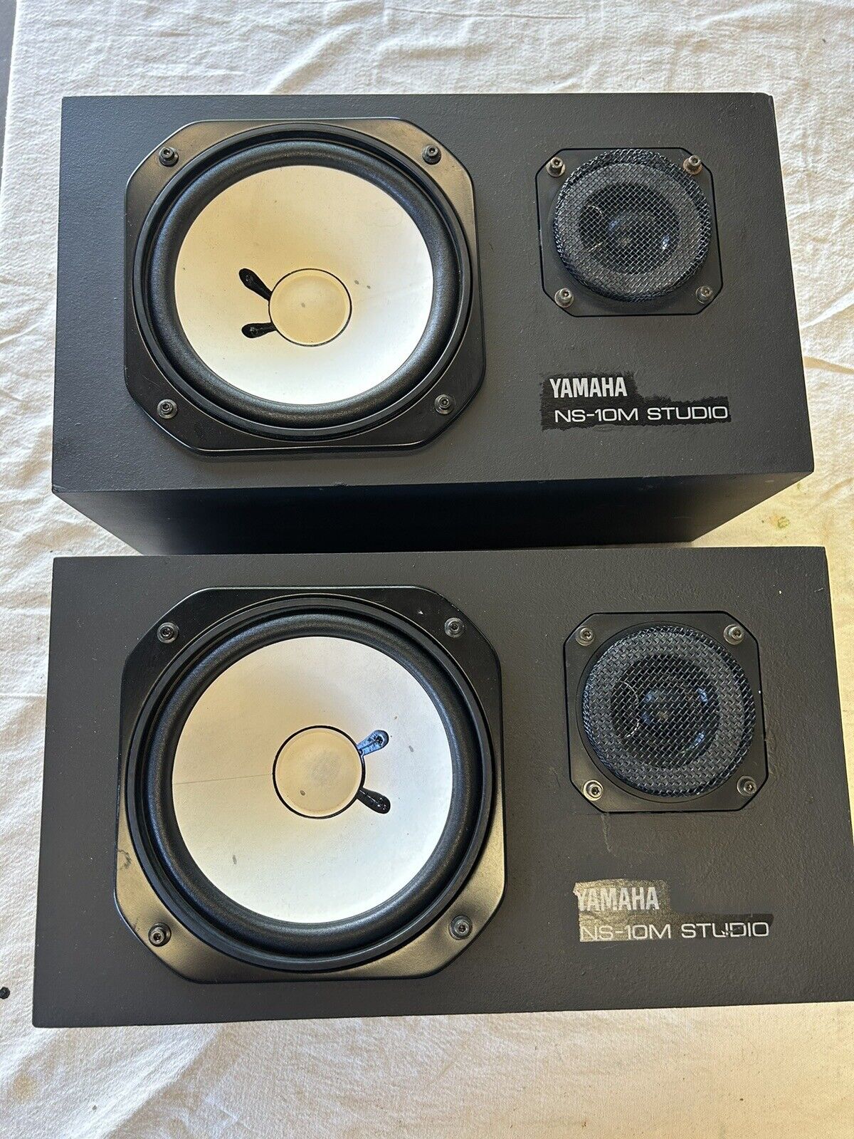 Vintage Pair Of Yamaha NS-10M Studio Monitor Speakers -