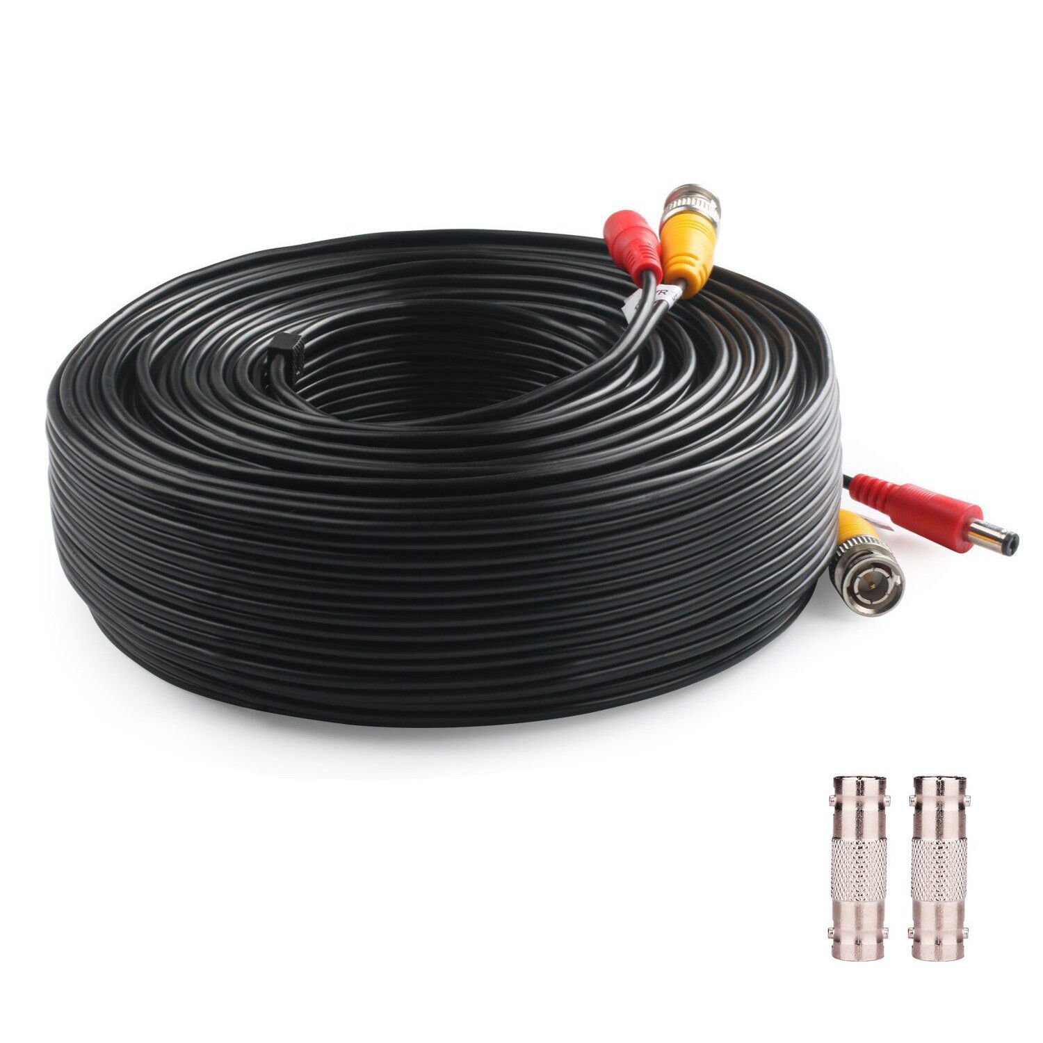 150ft Power Video Security Camera Cable BNC Extension Wire Cord for All CCTV DVR