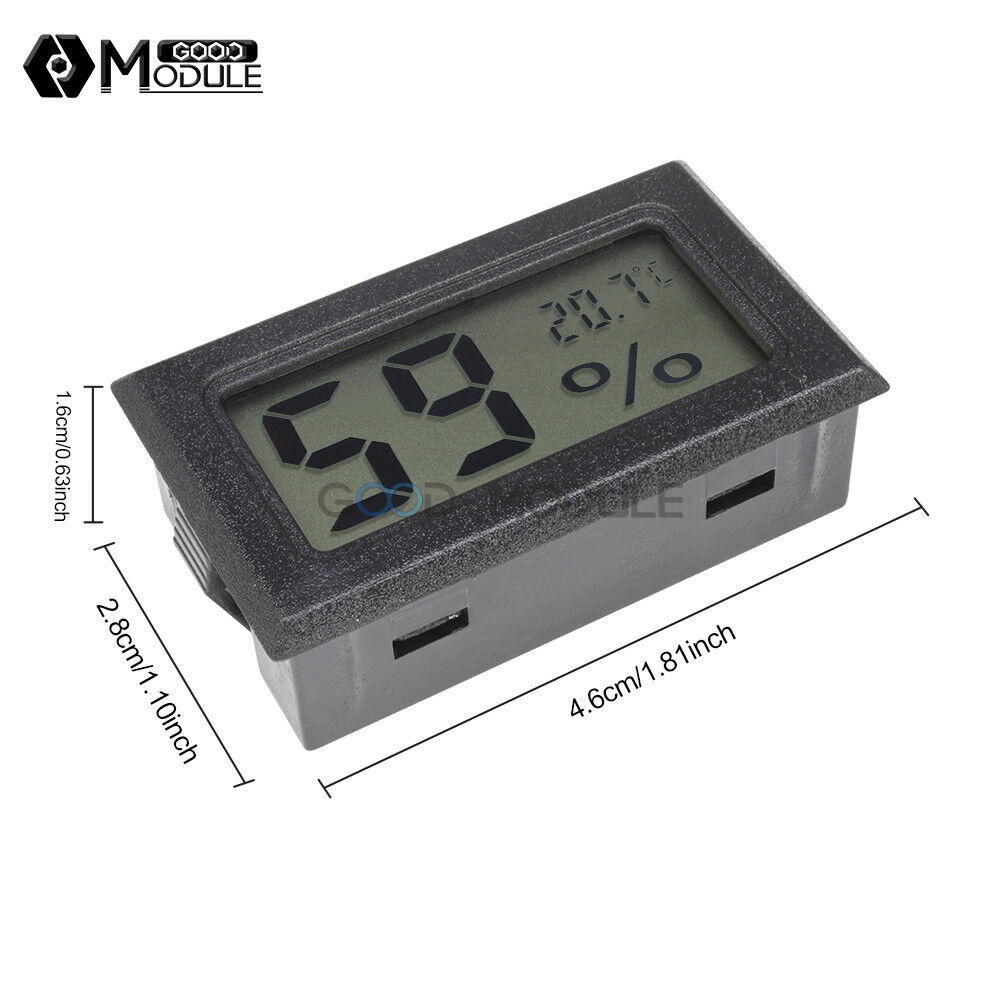New Digital LCD Indoor Temperature Humidity Meter Thermometer Hygrometer