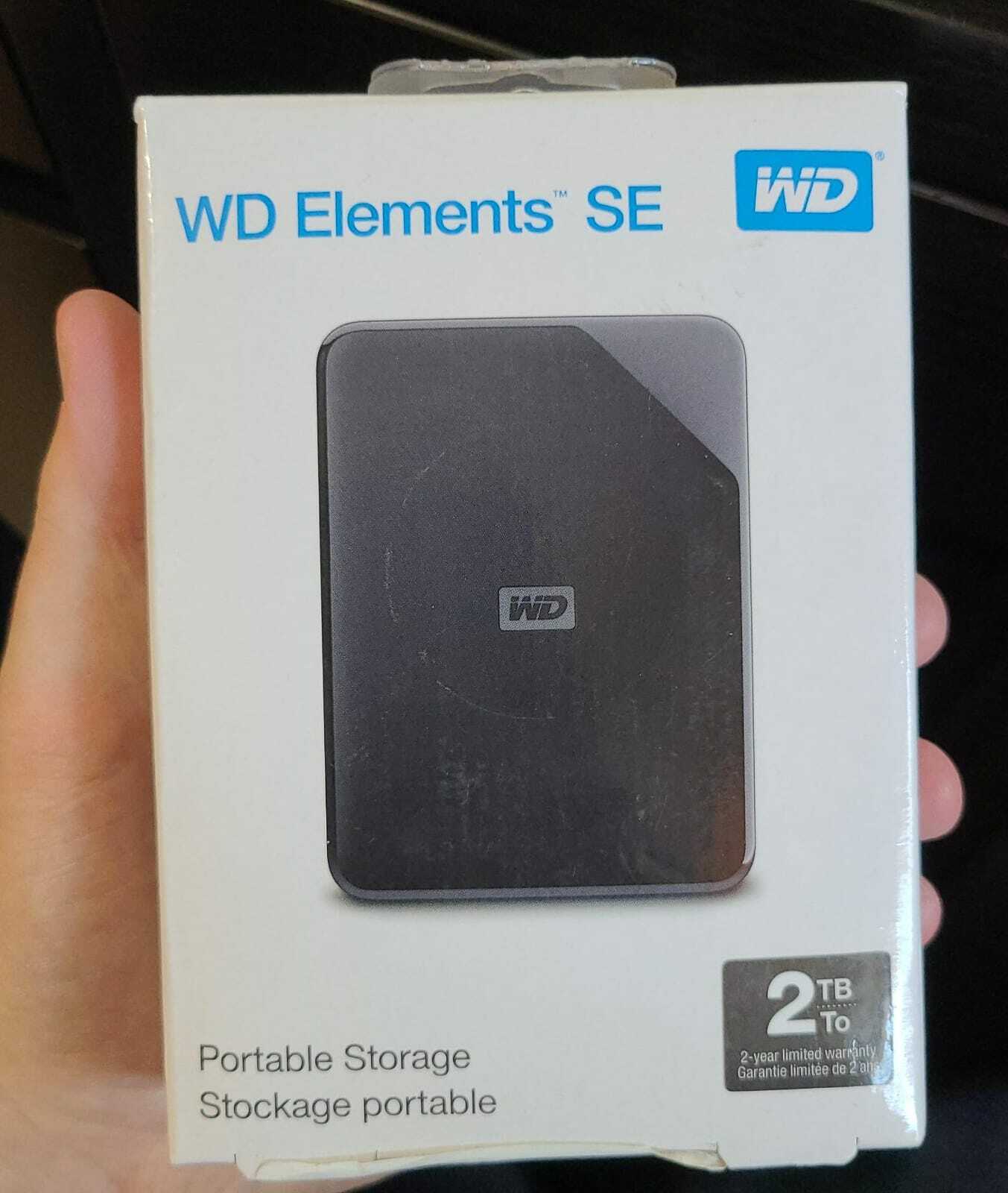 WD Elements 2TB USB 3.0 Portable External HDD