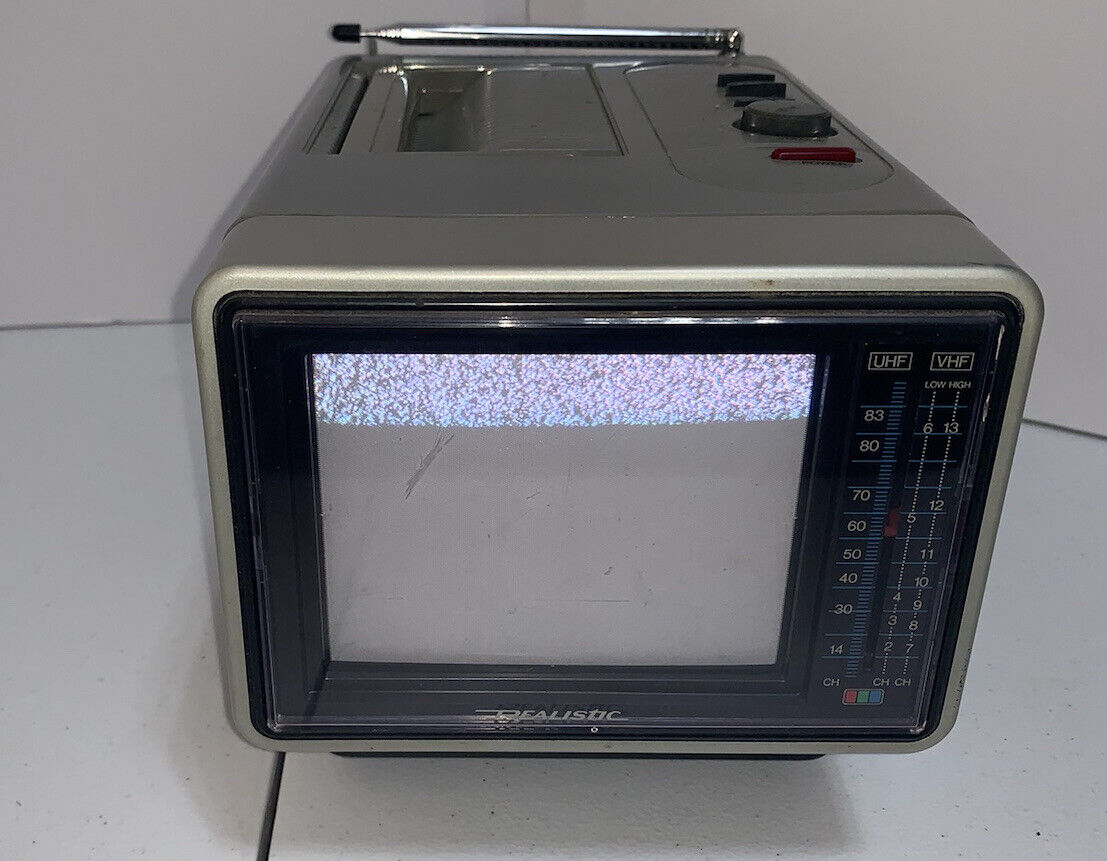 Realistic Portavision 16-108 5 in Color TV And Monitor Rare. Tested With Manual