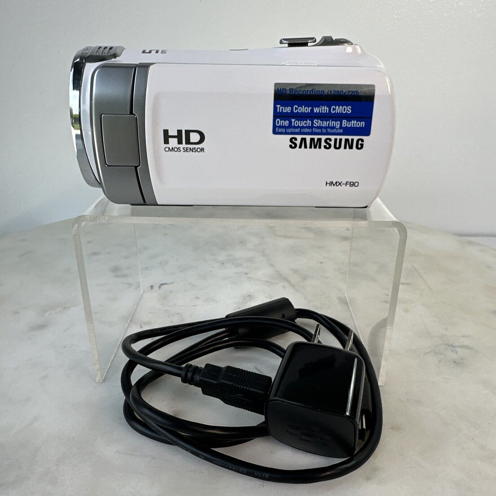Samsung HMX-F90 Black HD Digital Camcorder Mint Works Great