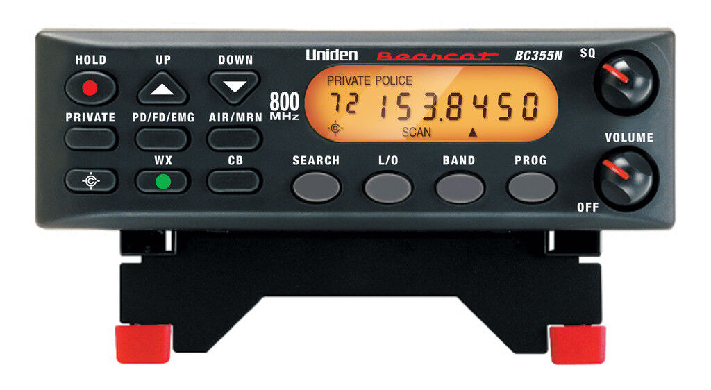 Uniden BC355N Bearcat 800 MHZ Base Mobile Police Fire Weather Emergency Scanner
