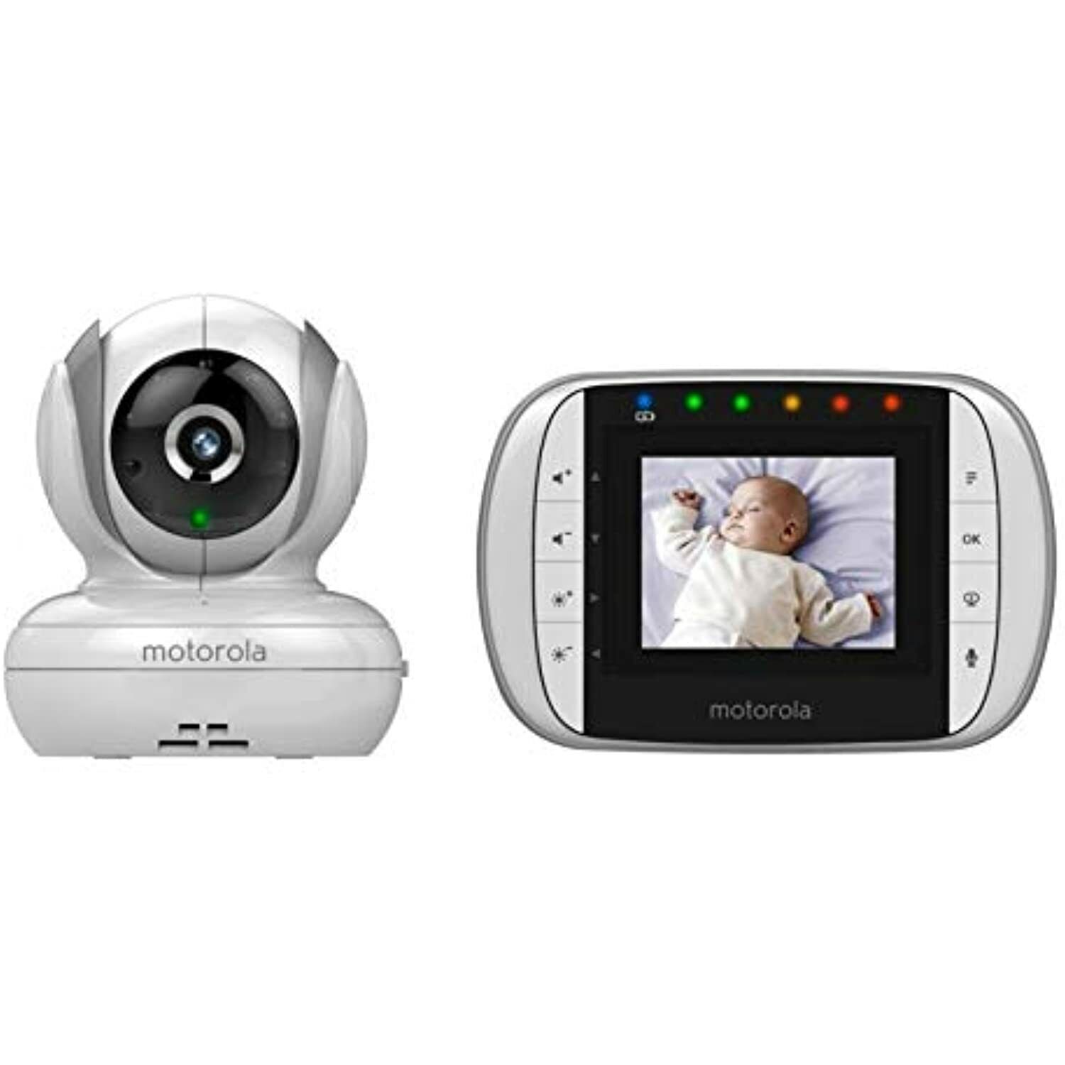 Motorola MBP33S Wireless Video Baby Monitor with 2.8-Inch Color LCD, Zoom and