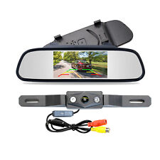 HD CVBS AHD Camera +4.3 Mirror Monitor for Car Front Rear View Reversing System picture