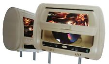 Audiotek AT-9PDV Headrest TFT LCD Monitor w/DVD USB IR FM TV SD  picture