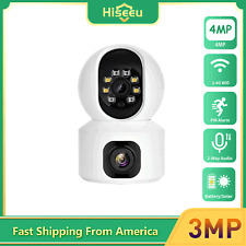 Hiseeu 2MP+2MP Dual Lens WiFi Security Camera Night Vision Baby Pet Monitor picture